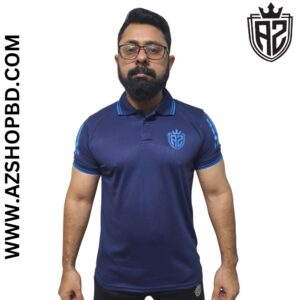 Navy Blue Polo-Shirt For Men's