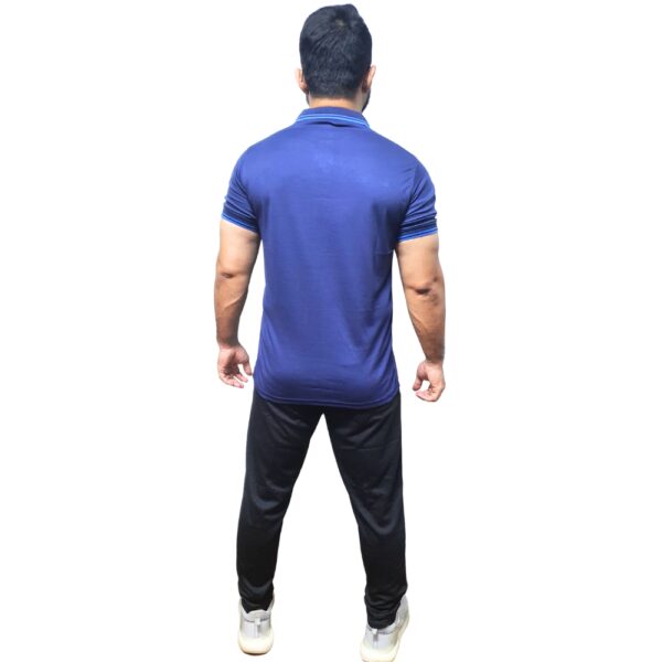 Navy Blue Polo-Shirt For Men's - Image 4