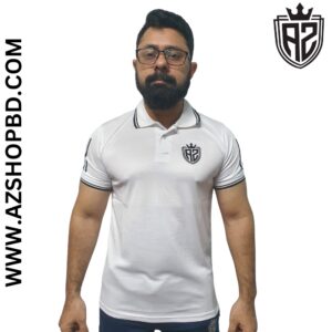White Polo-Shirt For Men's