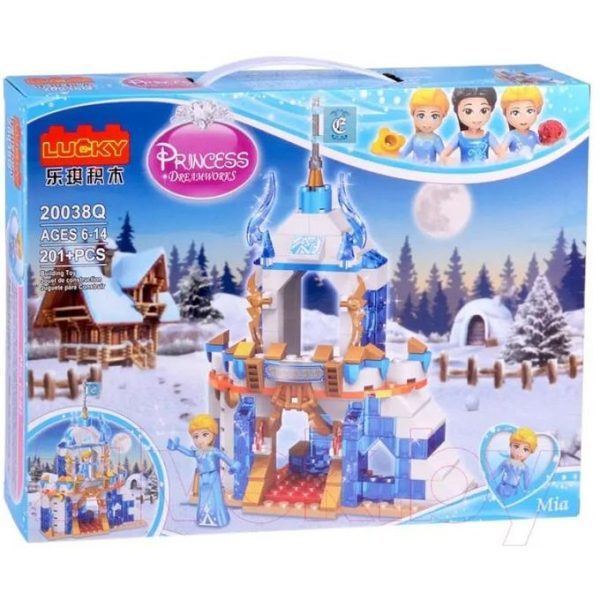 Lucky Princess Mia “Ice Tower” – 201-Piece Building Blocks Set for Kids - Image 2