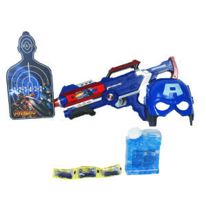 Avenger Toy Gun Set – Includes Mask, Water Jelly Balls & Soft Bullets – High-Quality Blaster for Kids