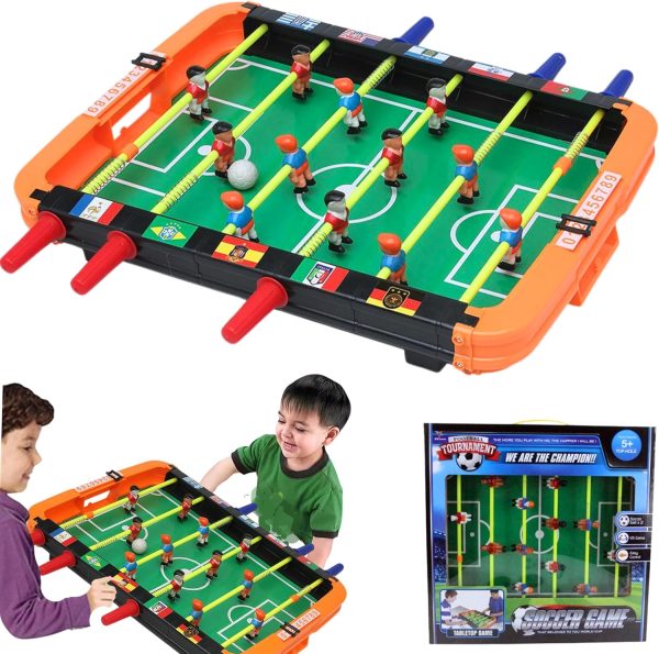 TOYS STORM Table Football Toy – 36×36×5 cm Mini Soccer Game with 6 Rows, Fun Tabletop Football Match for Boys & Girls, Best Gift for Kids (Pack of 1) - Image 2