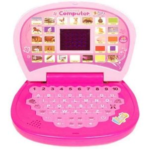 Educational Baby Computer & Learning Kids Laptop – Battery Operated with LED Display, ABCD, Words, Numbers & Music