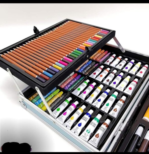145-Piece Complete Art Set – All-in-One Drawing & Painting Kit for Kids, Students & Beginners - Image 2