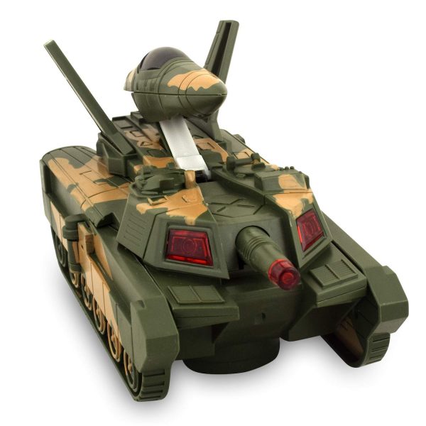 Multifunctional Electric Camouflage Deformation Tank – 2-in-1 Transforming Military Toy with Lights & Sound - Image 3
