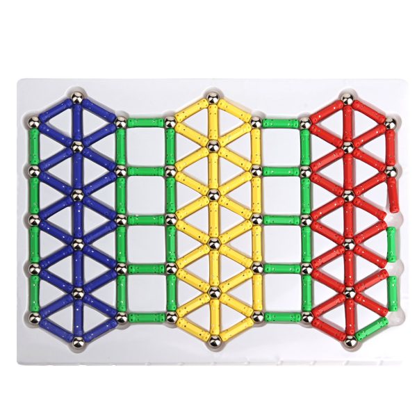 Magnetic Rod & Ball Building Set – Creative Educational Toy for Kids