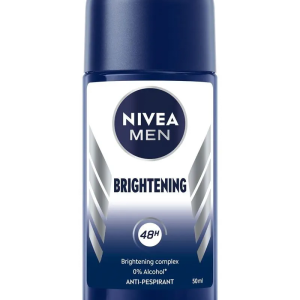 NIVEA MEN Brightening Roll-On 50 ml | 48h Anti-Perspirant & Brightening Deodorant for Men