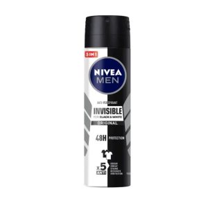 NIVEA MEN Body Spray Black & White - Fresh Protection, 150ml