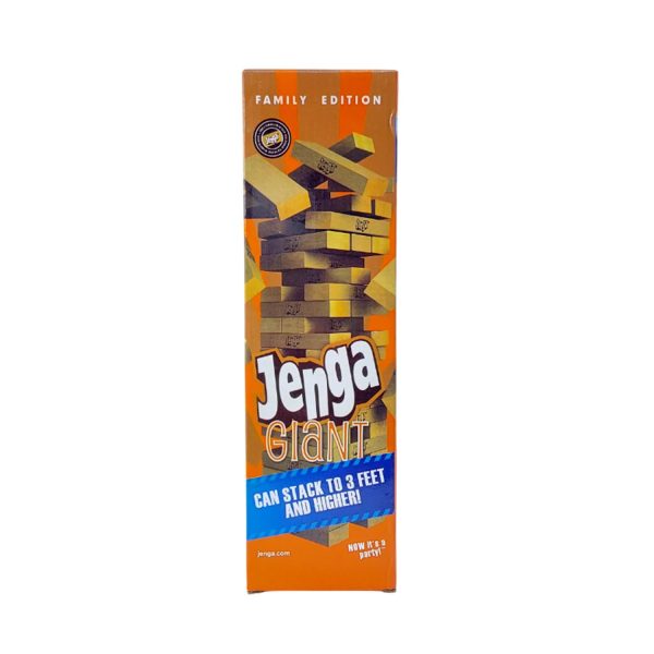 Jenga Giant Game – Oversized Wooden Block Stacking Game for Indoor & Outdoor Fun (Available in Accra Metropolitan)