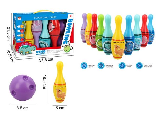 Bowling Pins Toy - Interactive Kids Bowling Set with Vibrant Colors - Image 2