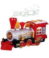 Blowing Bubble Train – Musical Toy Train with Lights & Bubble Fun for Kids