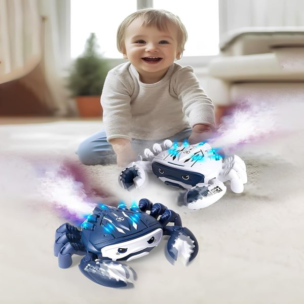 Crawling Crab Baby Toy – Interactive Tummy Time Toy with Lights & Music - Image 2