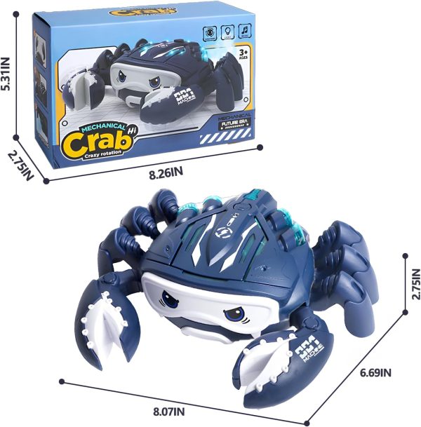 Crawling Crab Baby Toy – Interactive Tummy Time Toy with Lights & Music - Image 3