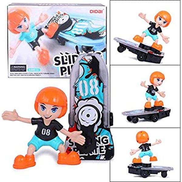 Electronic Stunt Skateboard Toy – Sliding Plate with Music & Light Effects for Kids - Image 3