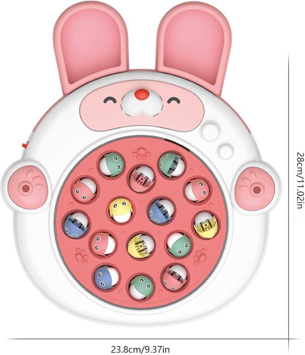 Fishing Game Play Set for Kids – Rotating Fishing Toy with Colorful Fish & Magnetic Poles - Image 2