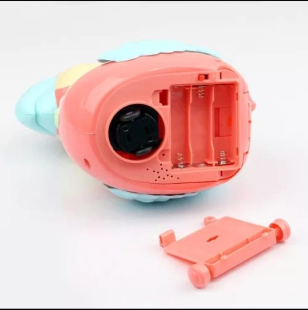 FBR Battery Operated Bump and Go Walking Parrot – Egg Laying Cygnet Toy with Lights, Sounds & Music (Multicolor) - Image 2