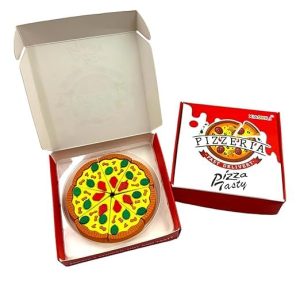 Pizza Shape Eraser Stationery Set – Soft & Smooth Novelty Pizza Slice Rubber Erasers for Students, Artists & Professionals
