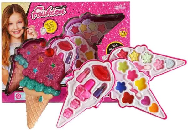 Weisida Ice Cream Makeup Set for Girls – Fun & Safe Pretend Play Beauty Kit