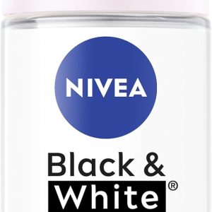 NIVEA Antiperspirant Roll-On for Women – Black & White Invisible Protection Original, 50ml | 48h Anti-Stain & Odor Control Deodorant