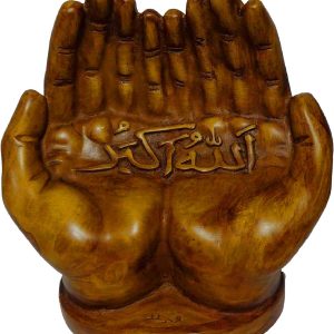 Allahu Akbar Decorative Showpiece – Islamic Calligraphy Ornament for Home & Office (Non-Metal)