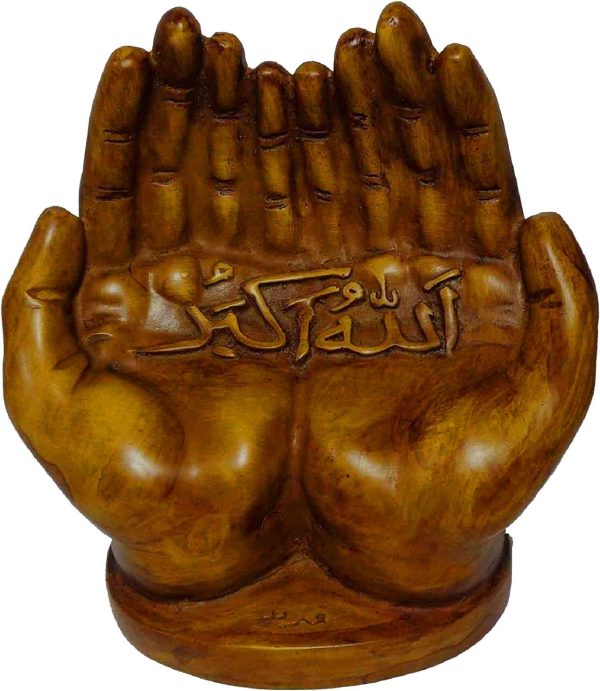 Allahu Akbar Decorative Showpiece – Islamic Calligraphy Ornament for Home & Office (Non-Metal)