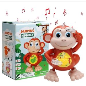 Dancing Monkey Toy for Kids – Musical Toy with Lights, Movement & Fun Sound Effects