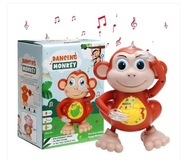 Dancing Monkey Toy for Kids – Musical Toy with Lights, Movement & Fun Sound Effects