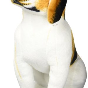 ACY Realistic Plush Sitting Beagle Toy – Lifelike Beagle Puppy Stuffed Animal, Ideal Gift & Décor