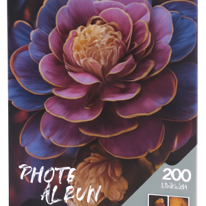 Classic Floral Photo Album - Elegant and Durable Album for Preserving Memories