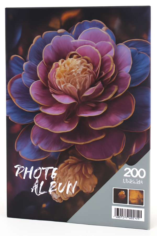 Classic Floral Photo Album - Elegant and Durable Album for Preserving Memories