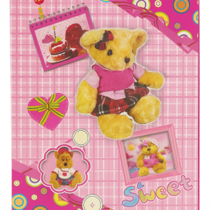 Colorful Teddy Bear Photo Album – Cute Memory Book for Baby, Kids, Birthday Keepsakes & Nursery Gift
