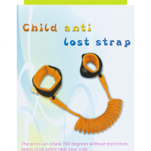 Child Anti-Lost Safety Strap – Adjustable Wrist Link Harness with Lock, Soft Cotton Cuffs & 360° Rotating Cord – Anti-Lost Wristband for Toddlers & Kids (Outdoor Travel Use)