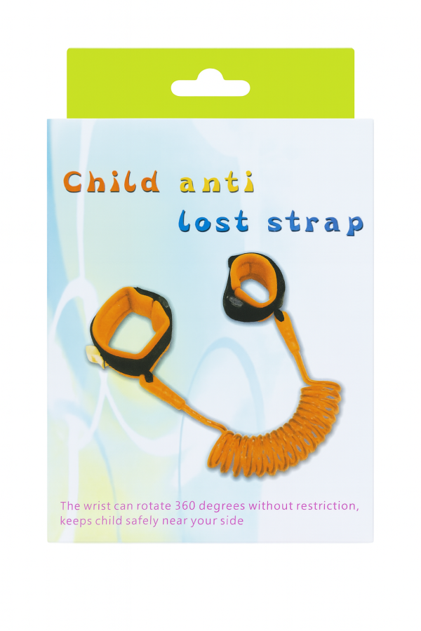 Child Anti-Lost Safety Strap – Adjustable Wrist Link Harness with Lock, Soft Cotton Cuffs & 360° Rotating Cord – Anti-Lost Wristband for Toddlers & Kids (Outdoor Travel Use)