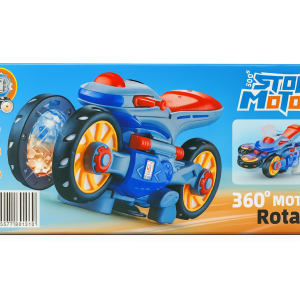 STOP MOTO Toy Motorcycle for Kids – Pull Back Action Bike with Light & Sound – Realistic Racing Motorbike Toy for Boys & Girls (3+ Years)