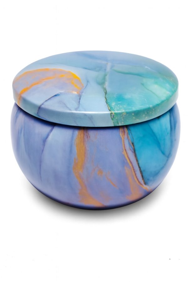 Natural Tin Can Candle Box – Empty Silver/Gold Tin with Lid, Ideal for Soy Wax Scented Candles & Home Fragrance Crafts