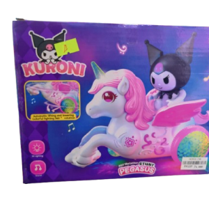 Magical Adventure with Kuromi – Unicorn Riding Toy for Kids