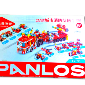Panlos Brick 12-in-1 Deformation Building Blocks – City Fire Brigade Series Construction Toy Set