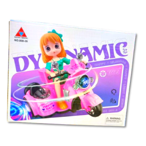 Baby Doll Bike Toy – Cute Doll with Bicycle for Kids' Pretend Play and Fun Riding Action
