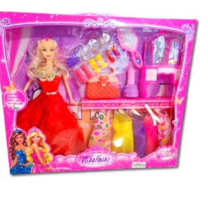 Barbie Modern Pretty Girl – Stylish Doll with Beautiful Dress & Shoes for Kids