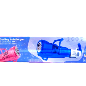 Battery Operated Bubble Gun Play Toy Set – Includes Bubble Liquid for Kids' Outdoor Fun