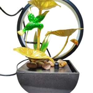 Indoor Desk Water Fountain - Compact Tabletop Waterfall for Relaxation and Decoration