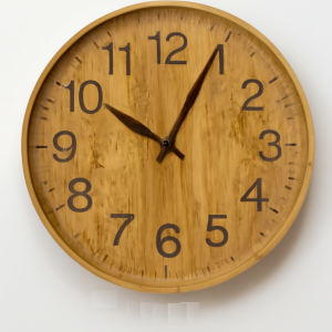 Wooden Wall Clock - Elegant Modern Design for Home Decor