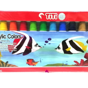 Titi/Joy Titi 12 Acrylic Colors - Vibrant and High-Quality Set for Artists