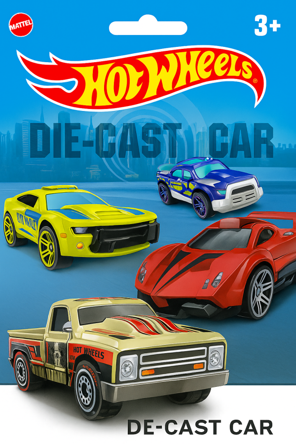 Hot Wheels Worldwide Basic Car – Die-Cast Toy Vehicle for Kids & Collectors (Original Mattel Product)