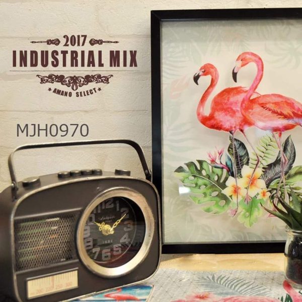 Oye-Seller Retro Antique Finish Cast Metal Vintage Radio Design Desk Table Clock – Nostalgic Decorative Gift - Image 3