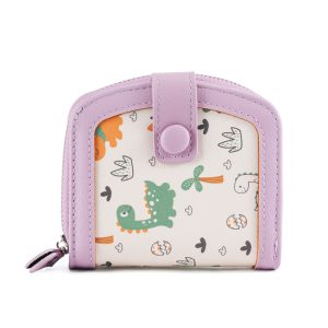 Cute Zipper Women Wallet – Mini PU Leather Card Holder & Coin Purse | Small Clutch Wallet for Girls & Women