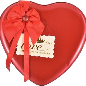 Valentine Heart Shape Gift Box with Teddy & Rose – Perfect Romantic Gift