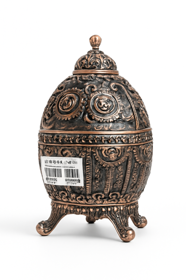Antique Bronze Toothpick Box – Elegant & Vintage Design